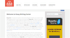 Desktop Screenshot of essayinfo.com