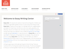 Tablet Screenshot of essayinfo.com